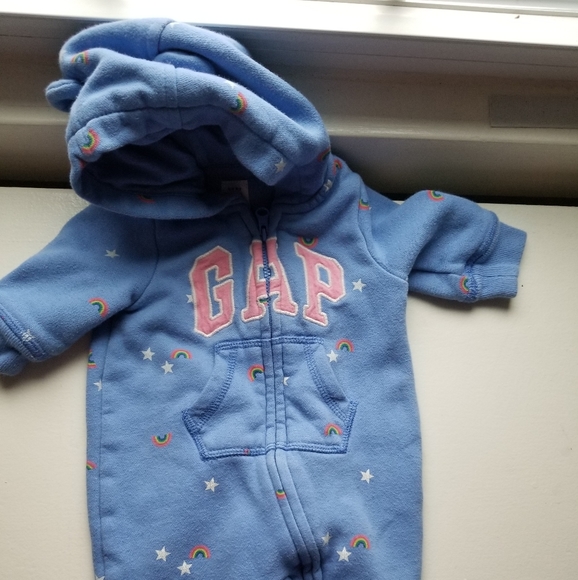 0-3 Fleece bunting and sweatsuit bundle - Picture 3 of 3
